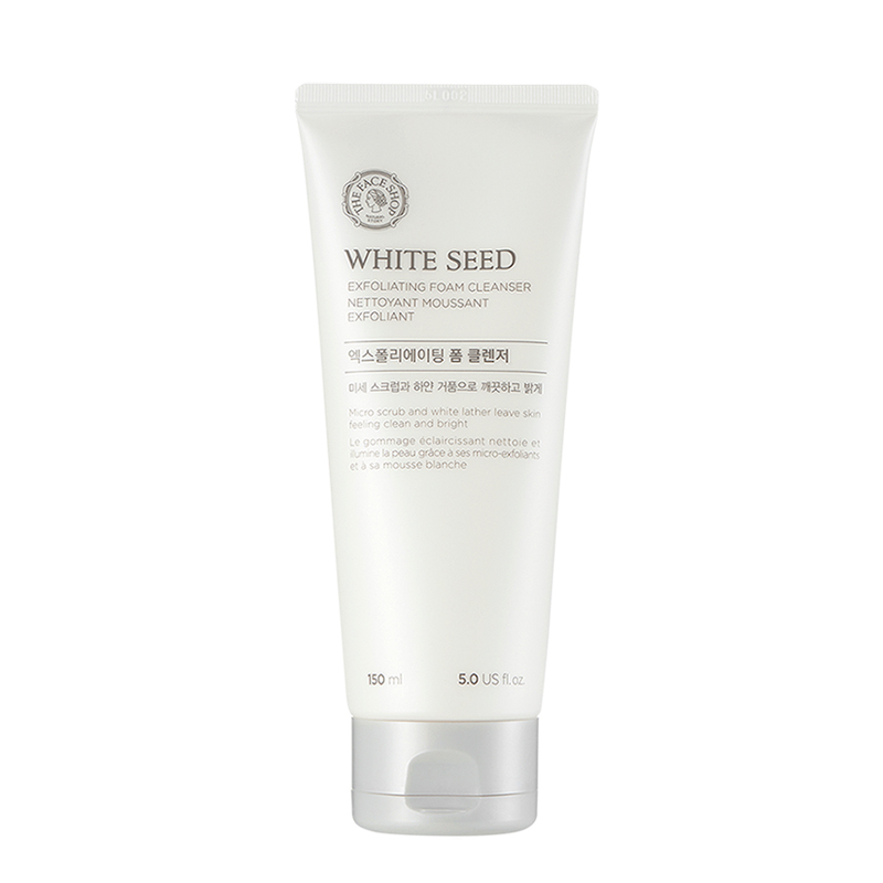 WHITE SEED BRIGHTENING Exfoliating Foam Cleanser - THEFACESHOP Australia