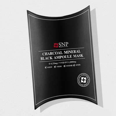 SNP Charcoal Mineral Black Ampoule Mask