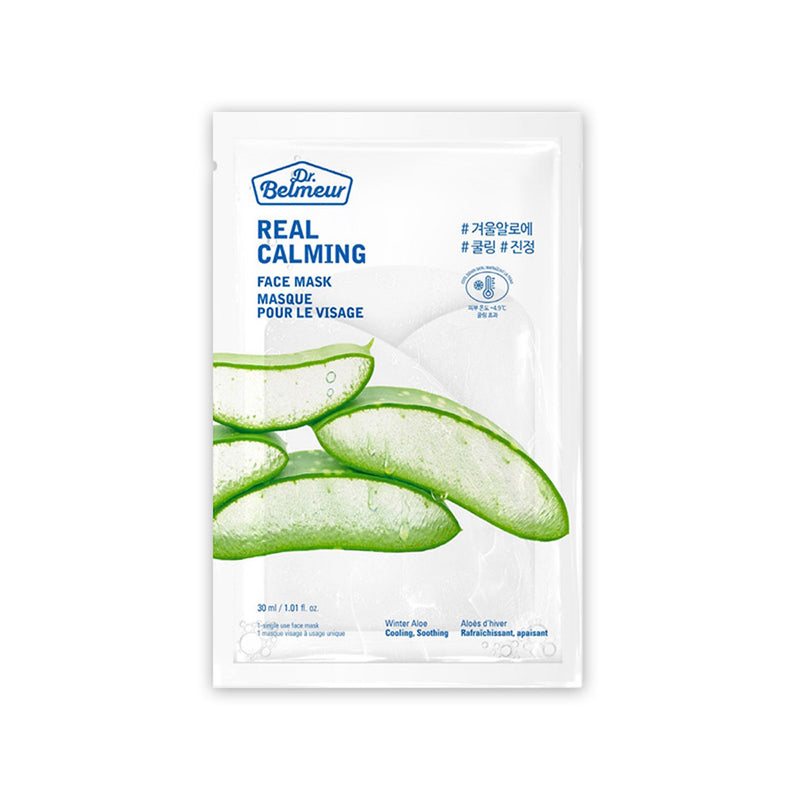 DR.BELMEUR REAL CALMING FACE MASK - WINTER ALOE