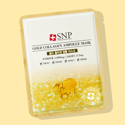 SNP Gold Collagen Ampoule Mask