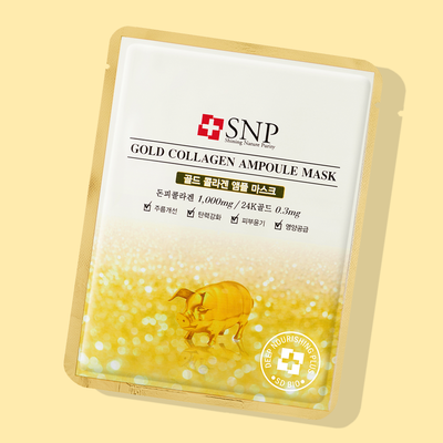 SNP Gold Collagen Ampoule Mask