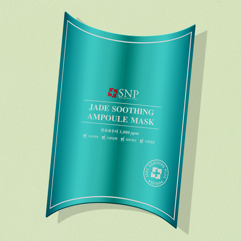 SNP Jade Soothing Ampoule  Mask