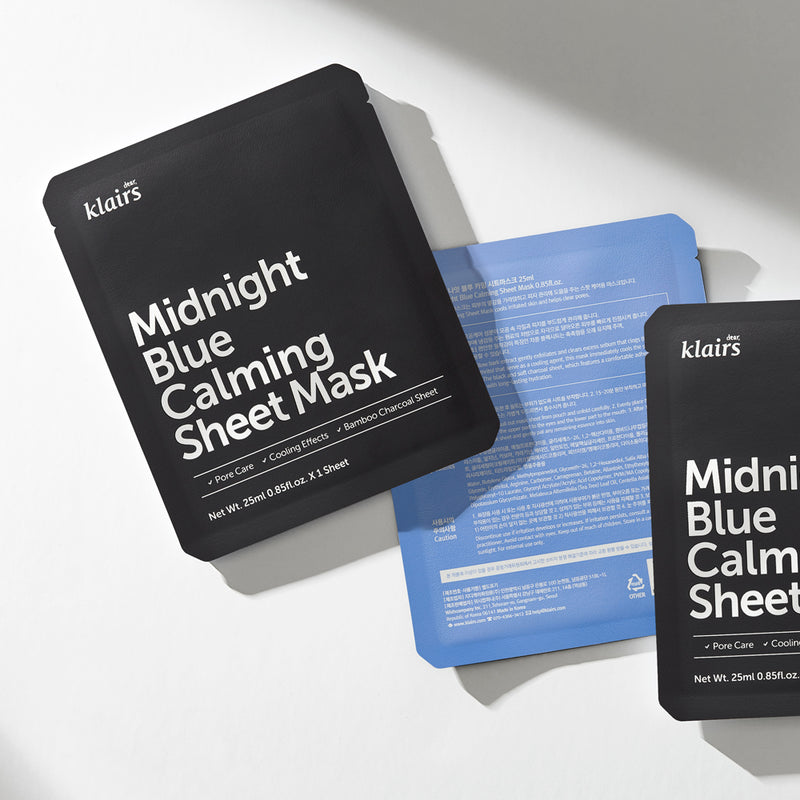 Dear Klaris Midnight Blue Calming Sheet Mask