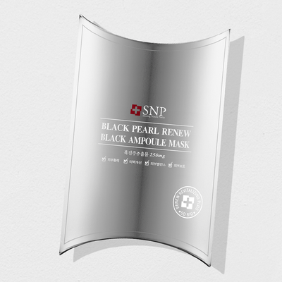 SNP Black Pearl RENEW Black Ampoule Mask