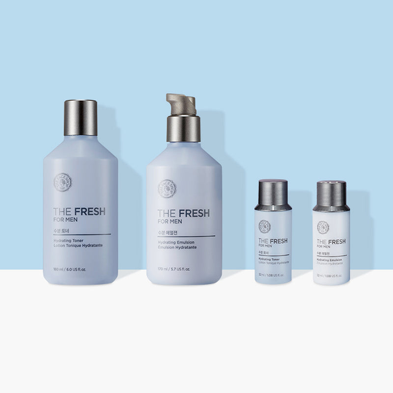 THEFACESHOP The Fresh For Men Hydrating Facial Skincare Set