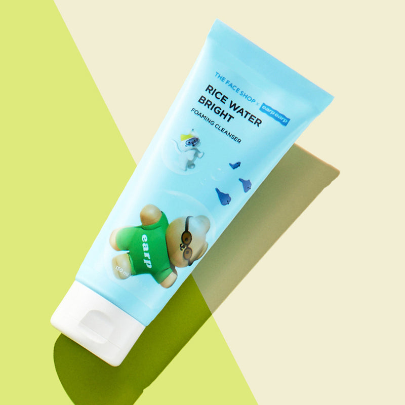 THEFACESHOP RICE WATER BRIGHT FOAMING CLEANSER - EARPEARP
