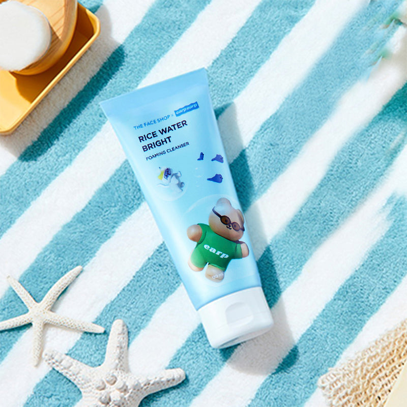 THEFACESHOP RICE WATER BRIGHT FOAMING CLEANSER - EARPEARP