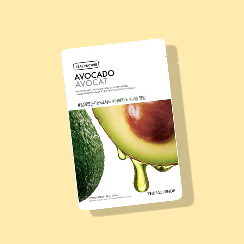 THEFACESHOP Real Nature Face Mask - Avocado
