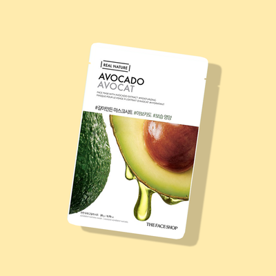 THEFACESHOP Real Nature Face Mask - Avocado