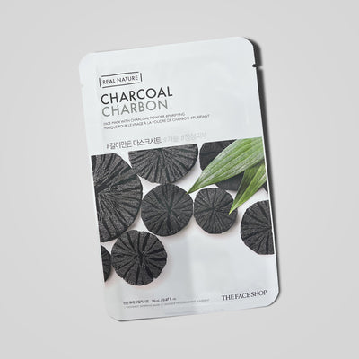 THEFACESHOP REAL NATURE Face Mask - Charcoal