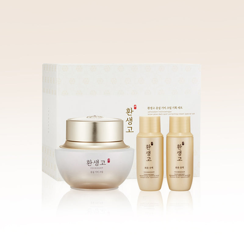 YEHWADAM HWANSAENGGO Snow Glow Dark Spot Correcting Cream Special Set