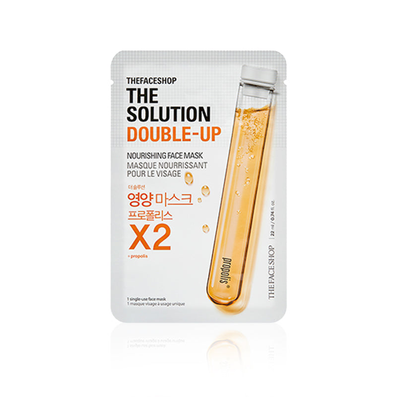 THEFACESHOP THE SOLUTION DOUBLE-UP NOURISHING FACE MASK