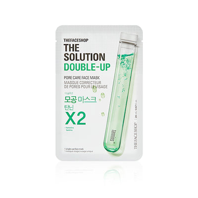 THEFACESHOP THE SOLUTION DOUBLE-UP PORE CARE FACE MASK