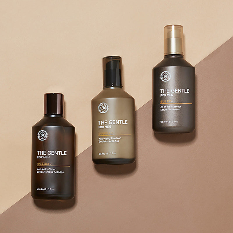 THE GENTLE FOR MEN TONER & ALL-IN-ONE SERUM SKINCARE SET