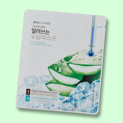 THEFACESHOP Jeju Aloe Fresh Icy Soothing Face Mask