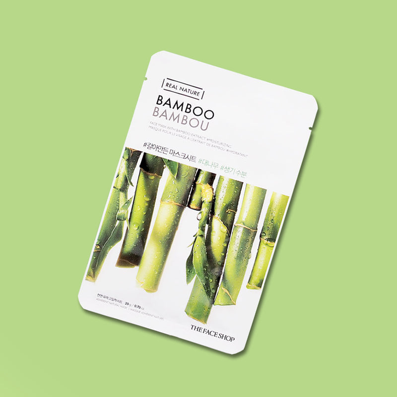 THEFACESHOP Real Nature Face Mask - Bamboo