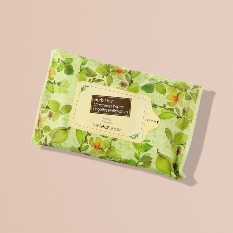 THEFACESHOP HERB DAY Cleansing Wipes