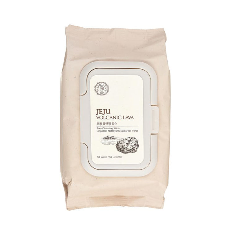 THEFACESHOP Jeju Volcanic Lava Pore Cleansing Wipes