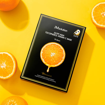 JM Solution glory aqua tocopherol vitamin c mask deluxe