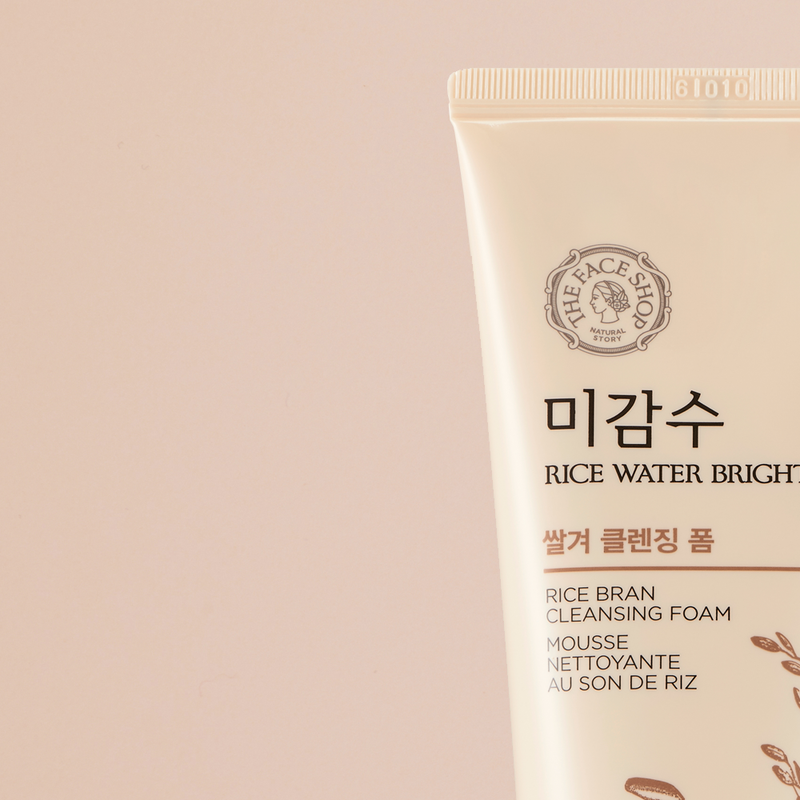 THEFACESHOP Rice Water Bright Rice Bran Foaming Cleanser