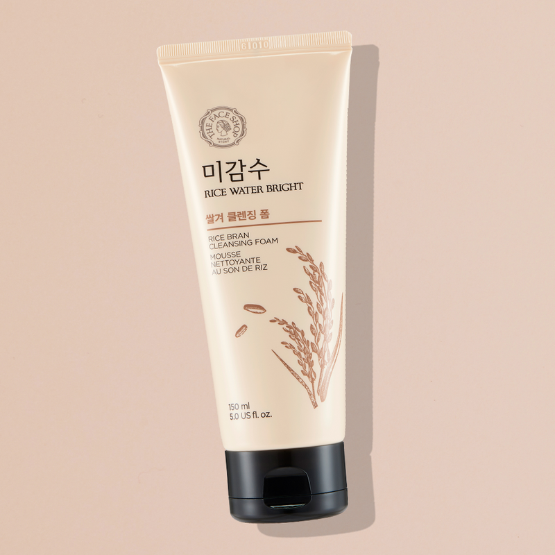 THEFACESHOP Rice Water Bright Rice Bran Foaming Cleanser