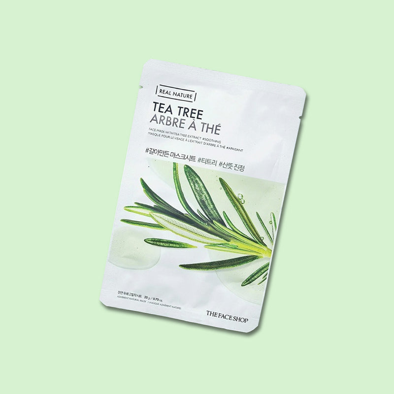 THEFACESHOP Real Nature Face Mask - Tea Tree